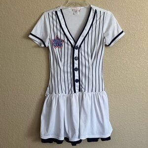 All Star Baseball Player Women’s/Teen’s Costume Size Small